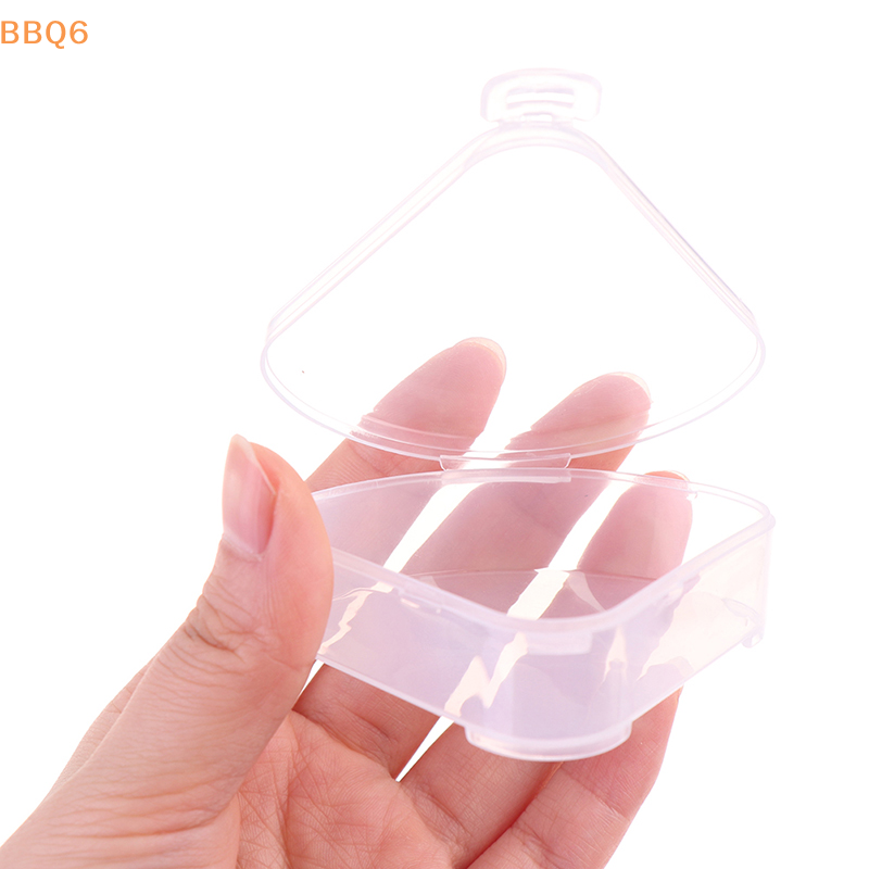 Beauty Makeup Box - *1Pcs Portable Triangle Sponge Transparent Cosmetic