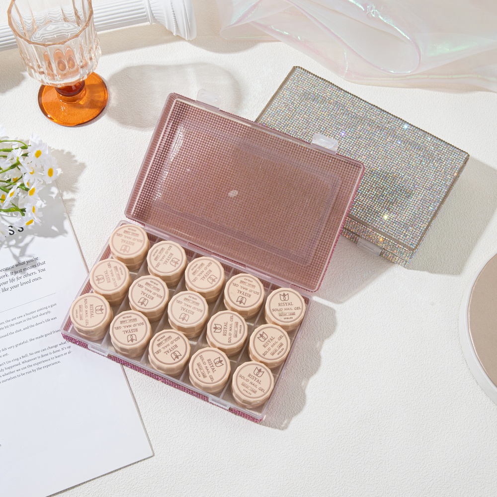 Luxury Shiny Rhinestone Storag - Beauty Makeup Box recensione e prezzo