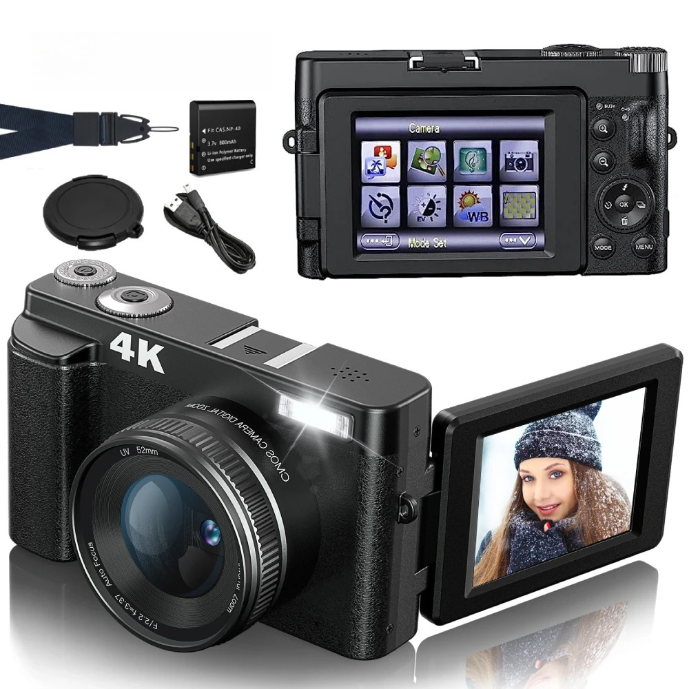 4K 48MP Compact Vlogging Camer - Beauty Makeup Camera recensione e prezzo