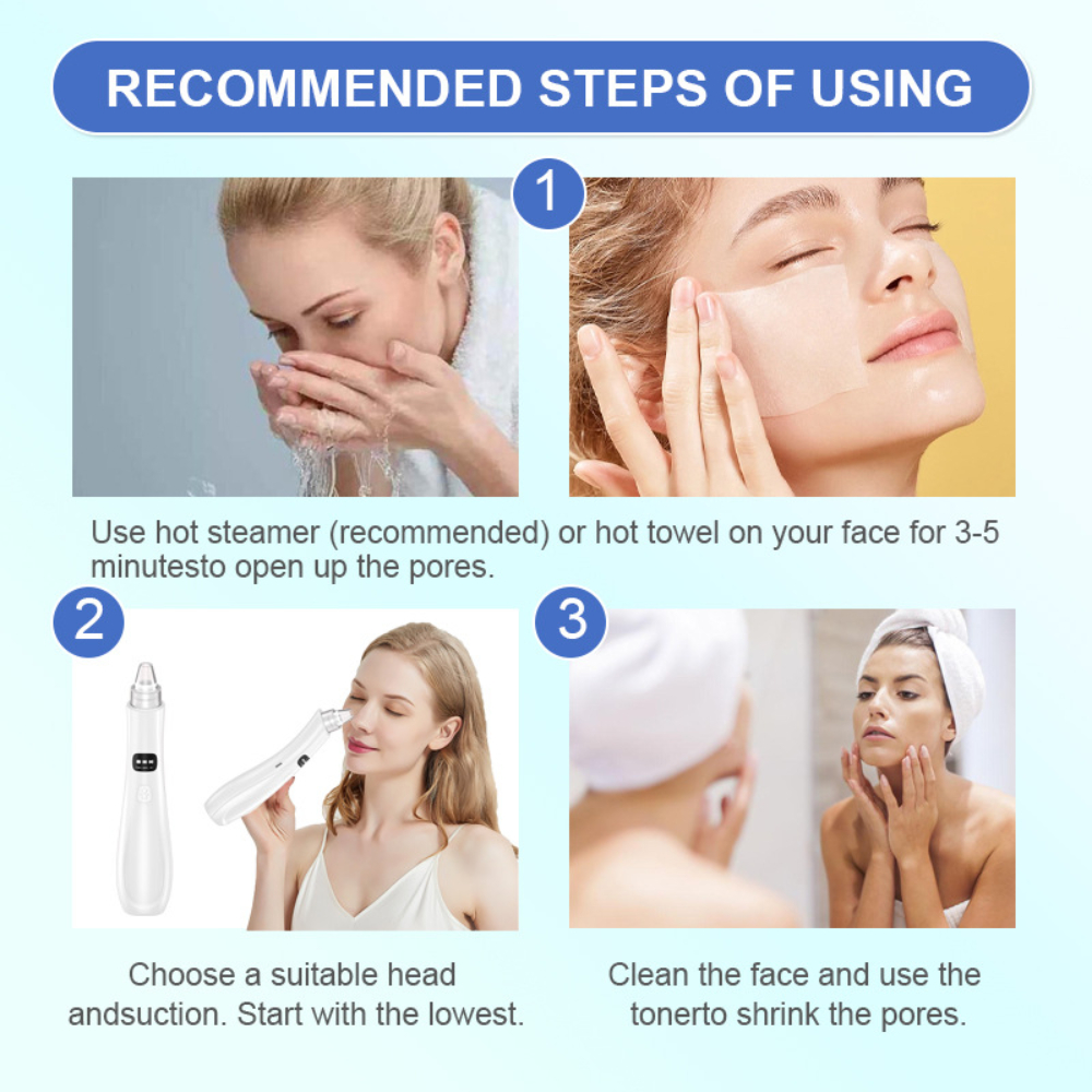 Electric Blackhead Remover 3 S - Pore Vacuum recensione e prezzo