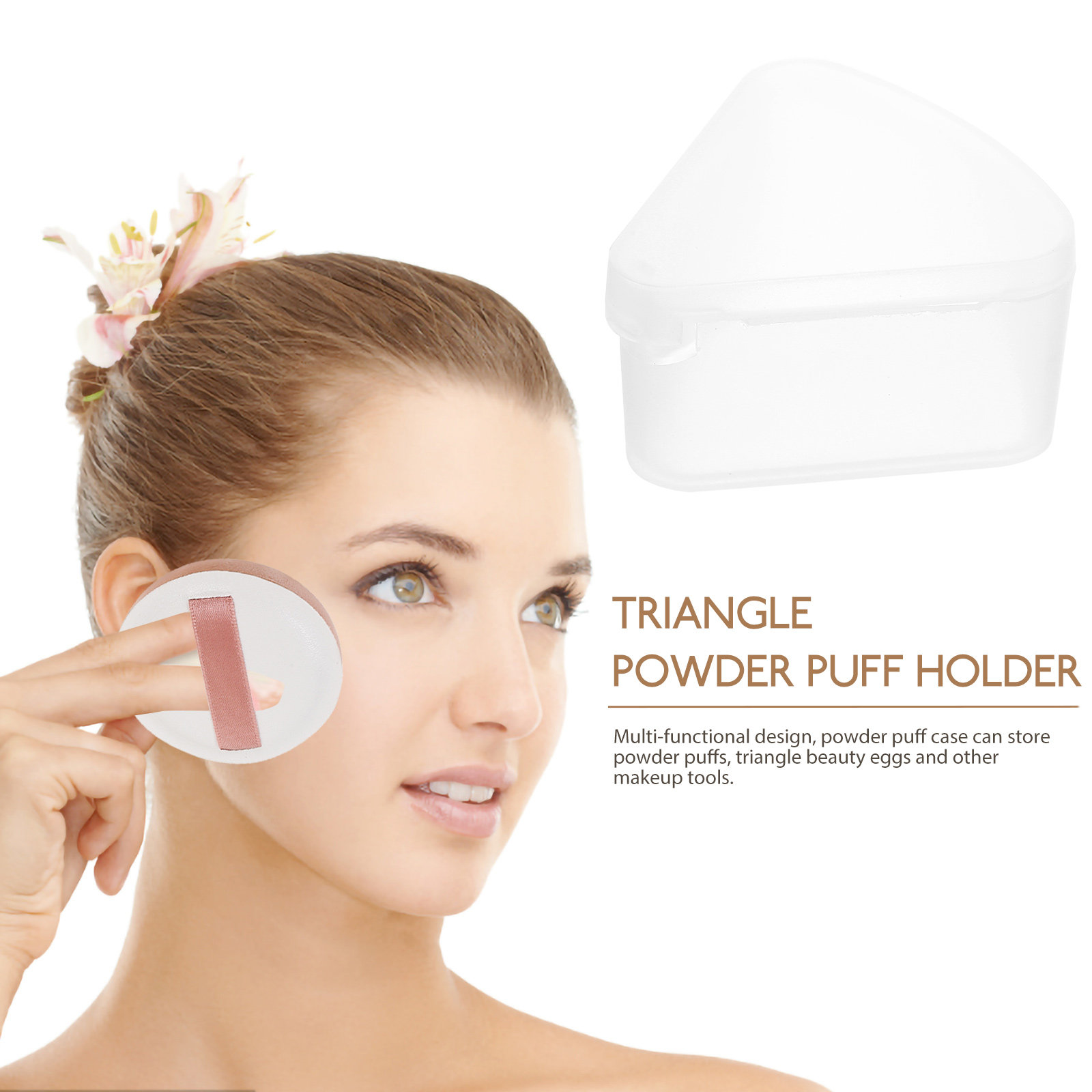 6Pcs Makeup Powder Puff Case T - Beauty Makeup Box recensione e prezzo