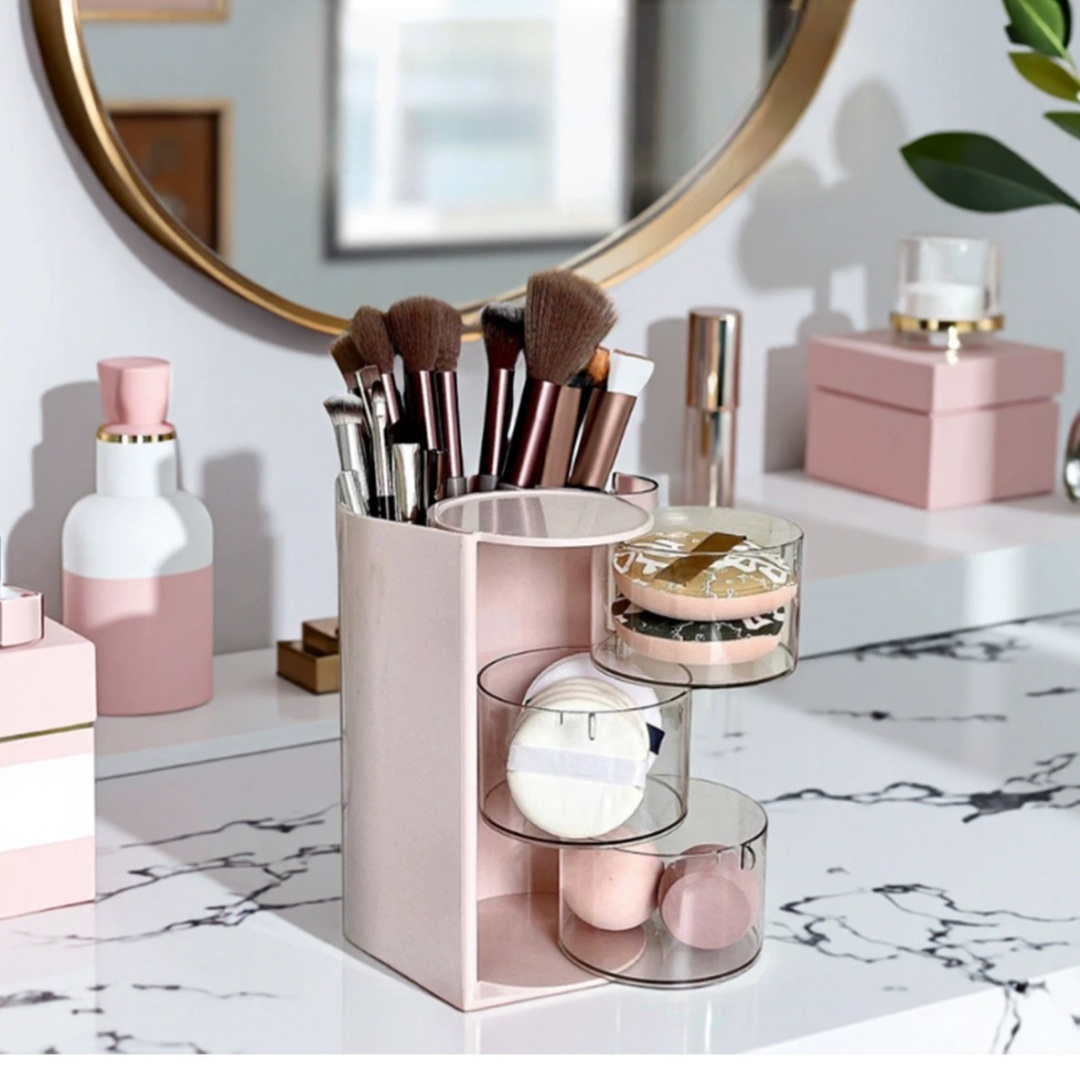 Rotating Cosmetic Storage Box, - Beauty Makeup Blender recensione e prezzo