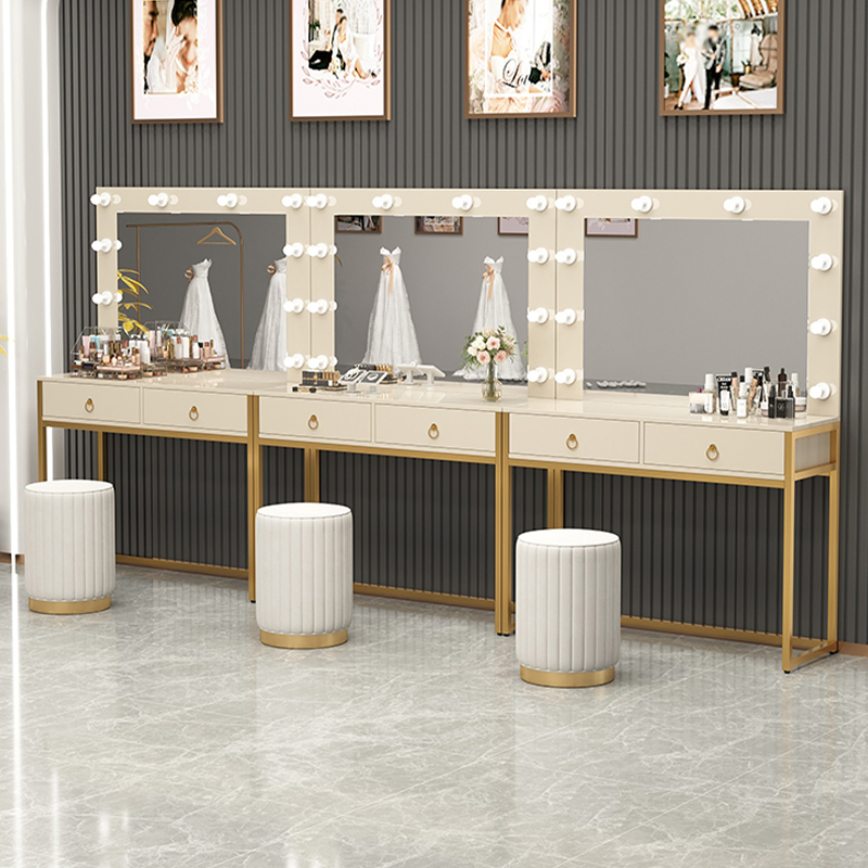Dresser with lamp mirror integ - Beauty Makeup Bridal recensione e prezzo