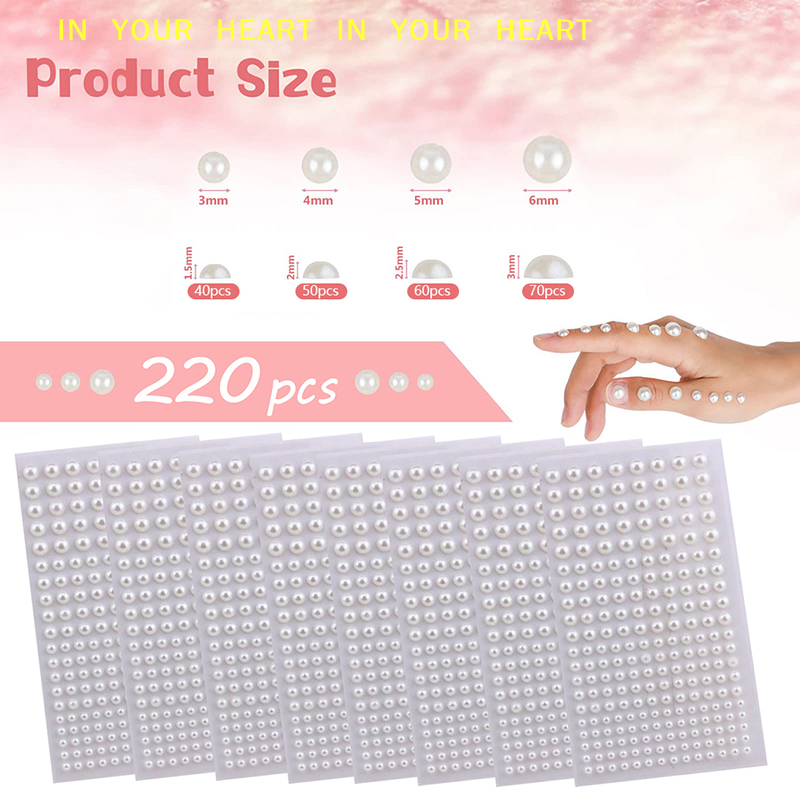 【X】220 Pcs Mix 3mm/4mm/5mm/6mm - X Beauty Makeup recensione e prezzo