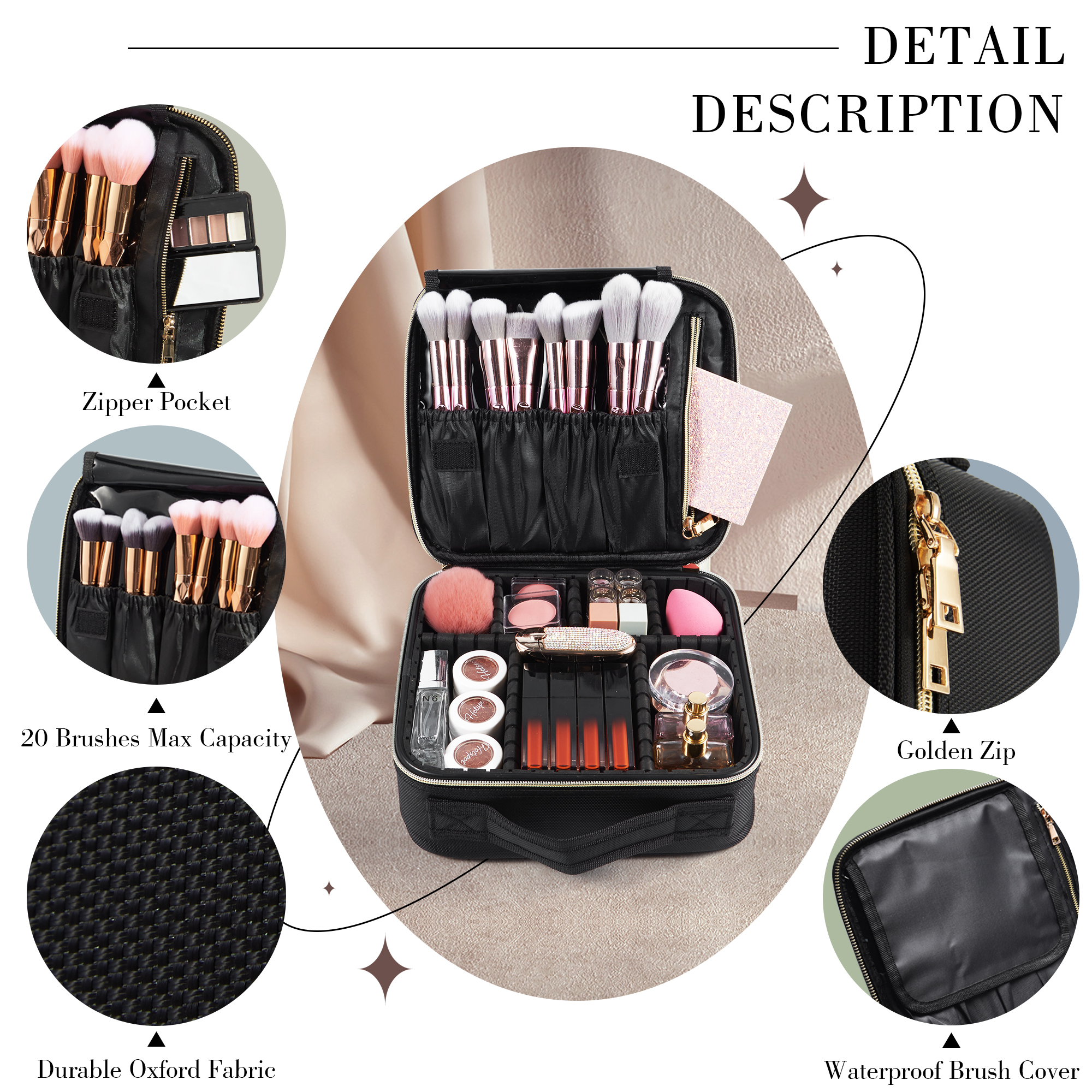 Cosmetic Case Makeup Bag Vanit - Beauty Makeup Box recensione e prezzo