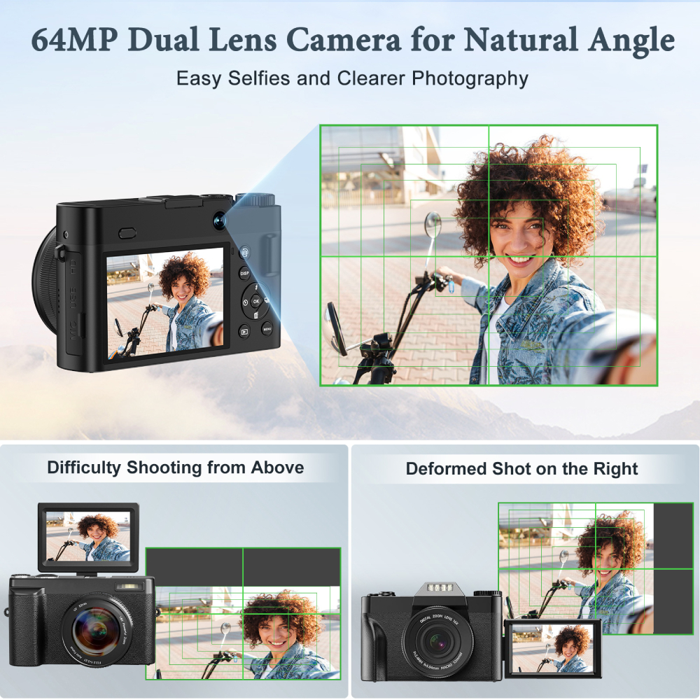 4K 64MP Digital Camera for Pho - Beauty Makeup Camera recensione e prezzo