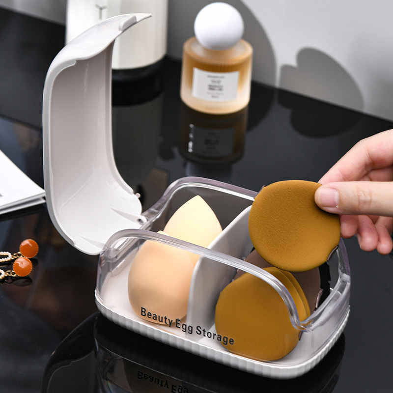 Makeup Sponge Storage Box with - Beauty Makeup Blender recensione e prezzo