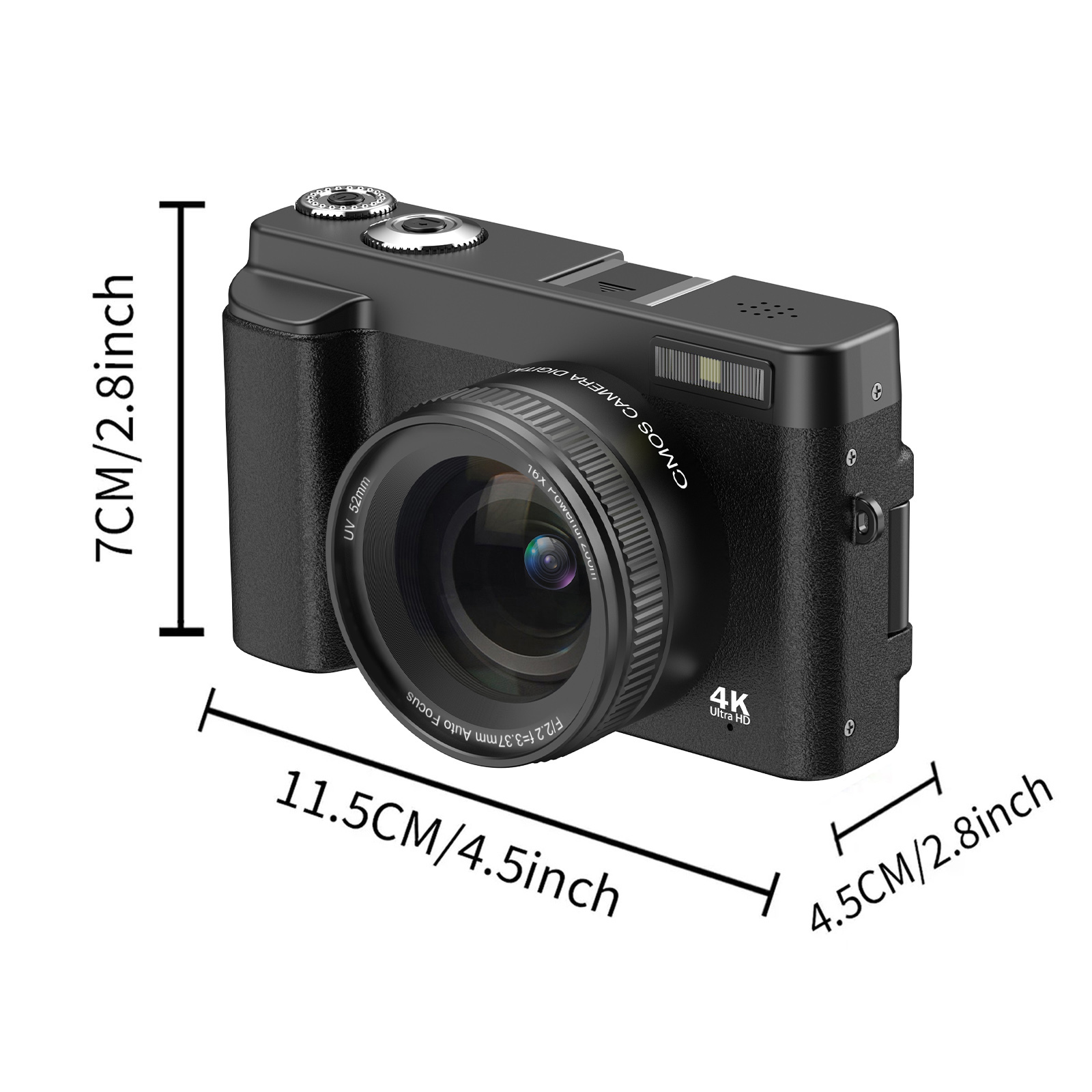 STUOGYUM 4K Vlogging Camera,48 - Beauty Makeup Camera recensione e prezzo