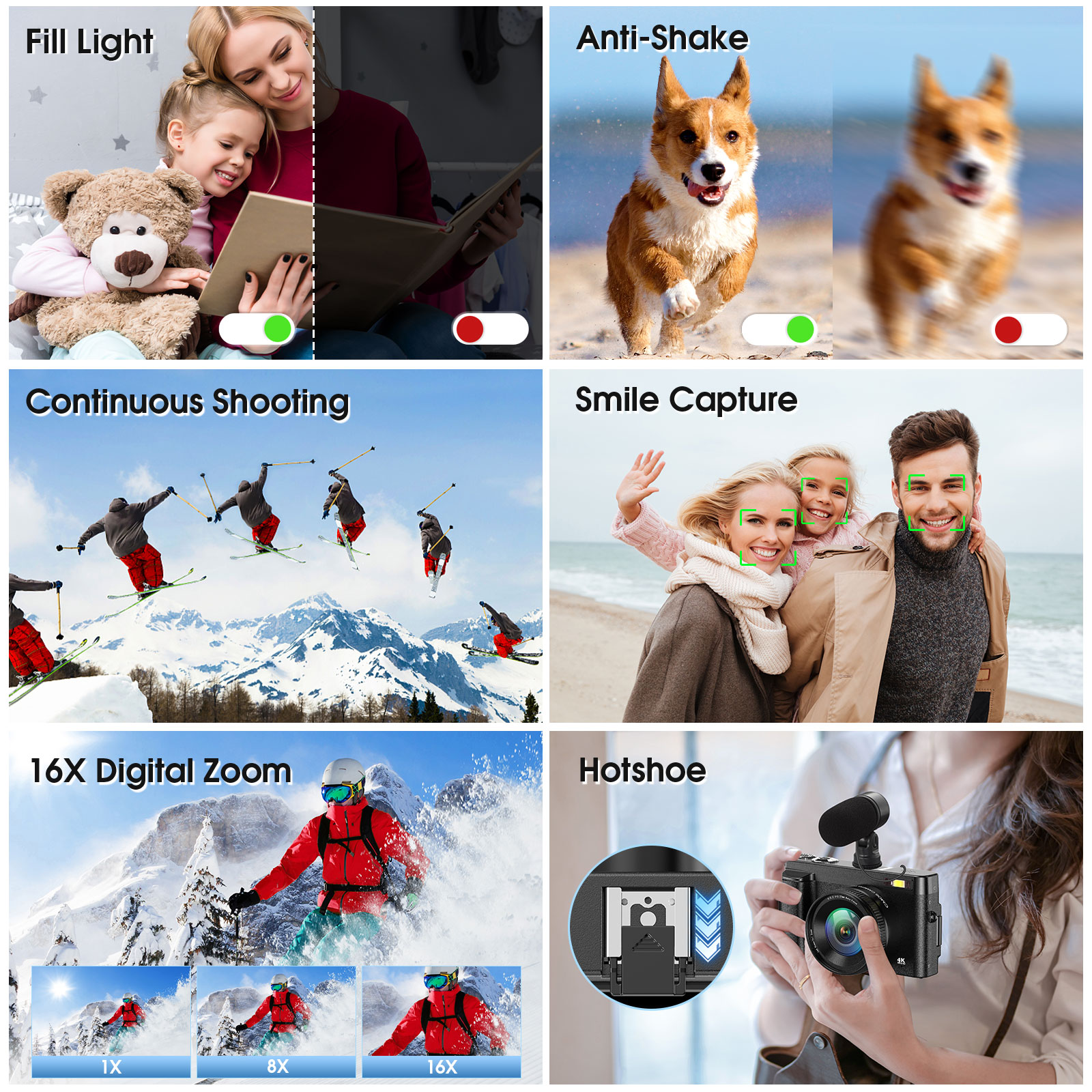 STUOGYUM 4K Vlogging Camera,48 - Beauty Makeup Camera recensione e prezzo