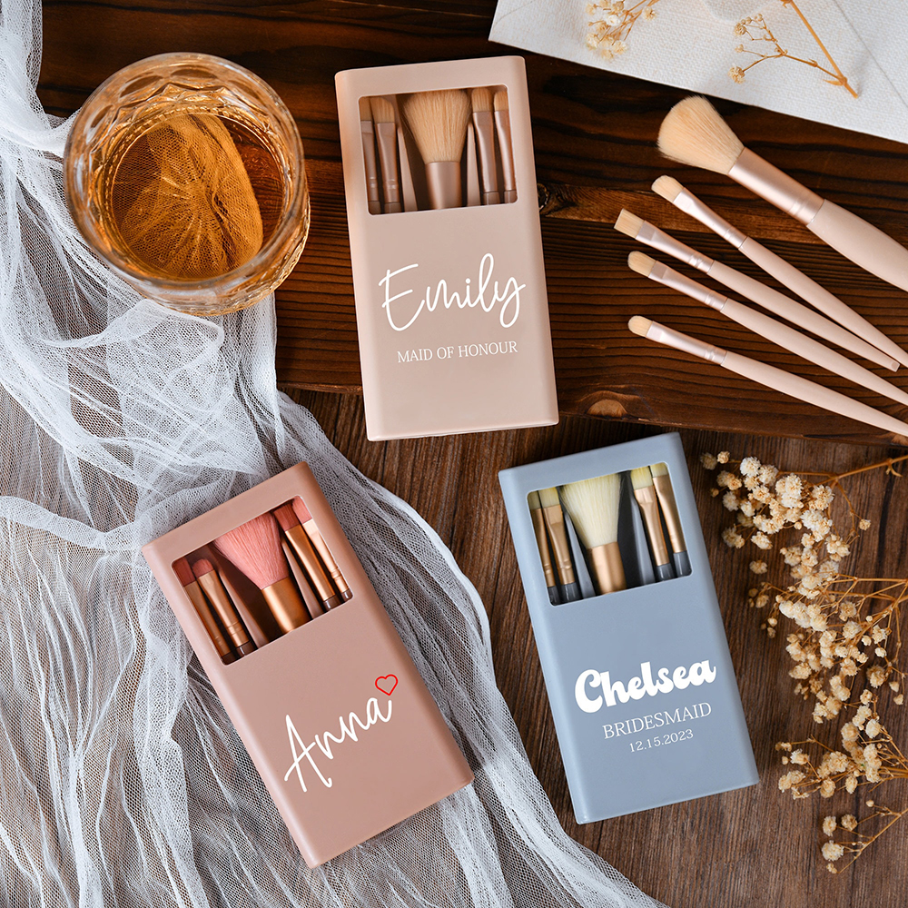 Personalized 5pc Makeup Brush  - Beauty Makeup Bridal recensione e prezzo